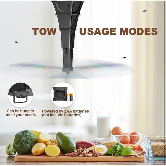 Fly Repeller Fans for Table Rechargeable Tower Fan Repel Flies Bugs Bees 3 Pack - Picture 10 of 10